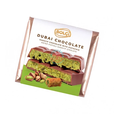 Bolci táblás dubai csoki,csokoládé 100g