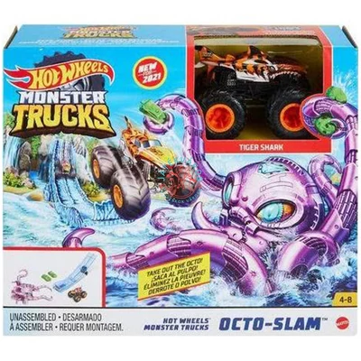 Hot Wheels Monster Trucks - Octo Slam Bestia pálya szett