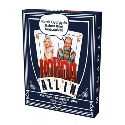 KORDA ALL IN - Prémium Francia kártya (52lap+3Joker).