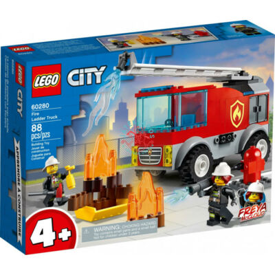 Lego City Fire Létrás tűzoltóautó 60280