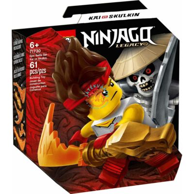 Lego Ninjago Hősi harci készlet - Kai vs Skulkin 71730