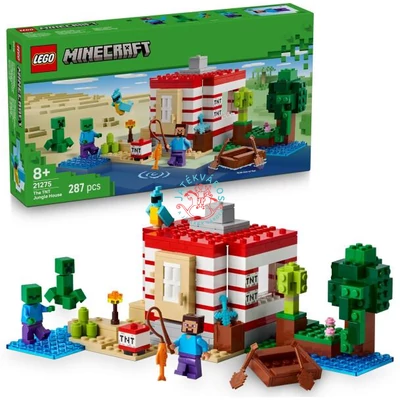 Lego Minecraft dinamitház a dzsungelben 21275
