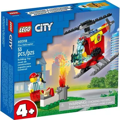 Lego City - Tűzoltó helikopter 60318