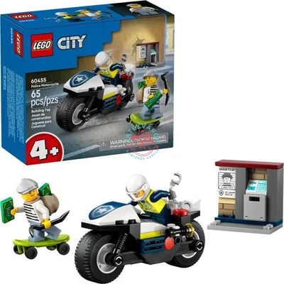 Lego City Rendőrségi üldözés motorkerékpárral 60455 