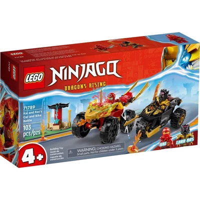 Lego Ninjago - Kai és Ras autós és motoros csatája 71789 