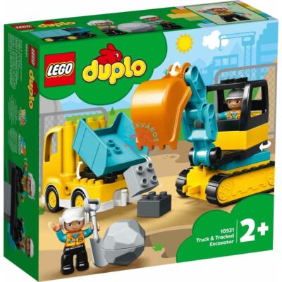 LEGO DUPLO TOWN Teherautó és lánctalpas exkavátor 10931