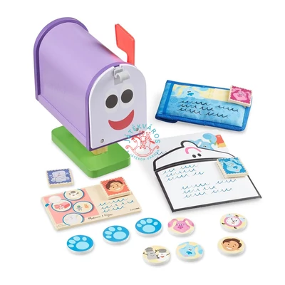 Melissa & Doug Fa postaláda készlet - Azúrkék 