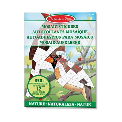 Melissa & Doug Mozaik matrica füzet - Természet 