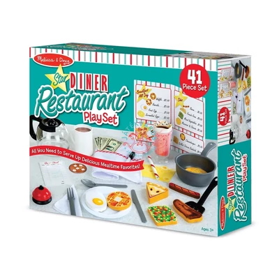 Melissa & Doug sütés - főzés, étterem játék szett 