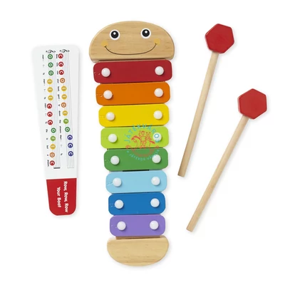 Melissa & Doug Hangszerek, Hernyó xilofon