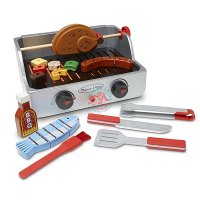 Melissa & Doug grill és barbecue játék szett 