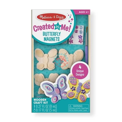 Melissa & Doug fa hűtőmágnes készítés - pillangók