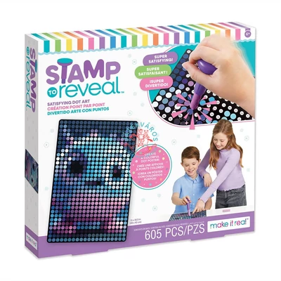 Make it Real matrica pöttyöző nyomda szett - gömbi kreatív játék 