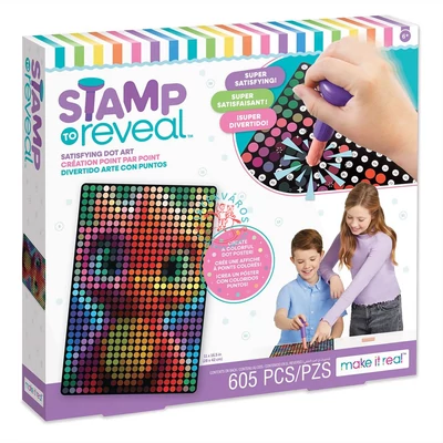 Make it Real matrica pöttyöző kreatív nyomda szett - csillám 