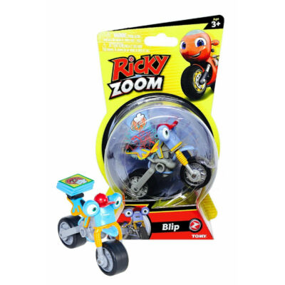 Tomy: Ricky Zoom motorkerékpár - Blip kismotor 8 cm  