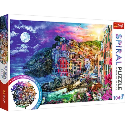 Varázslatos öböl, spirál puzzle 1040 db-os