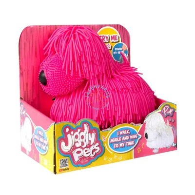 Jiggly Pets:Riszáló állatok, kutya- pink