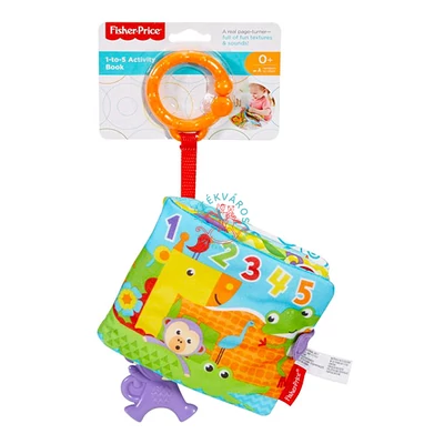 Fisher-Price Számoljunk 1-5-ig puha foglalkoztató könyv bébijáték
