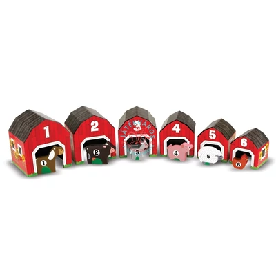 Melissa & Doug Farm istálló ól soroló kreatív játékszett