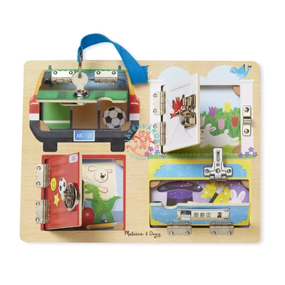 Melissa & Doug Lakatok és zárak
